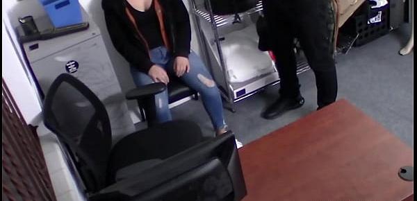  Security Guy Fuck Hot Blonde Thief